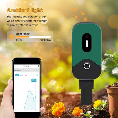 Tuya Smart Zigbee Soil Tester Sensore Temperatura Umidità Illuminazione Strumento di misurazione Sensore di umidità del suolo Zigbee