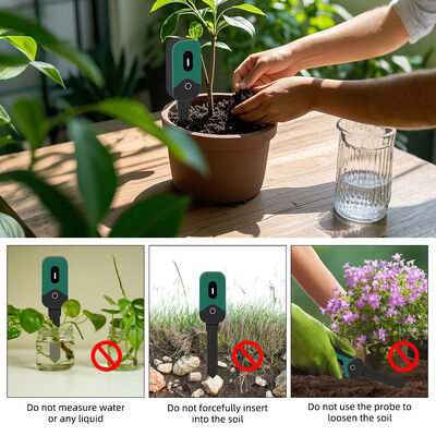 Tuya Smart Zigbee Soil Tester Sensore Temperatura Umidità Illuminazione Strumento di misurazione Sensore di umidità del suolo Zigbee