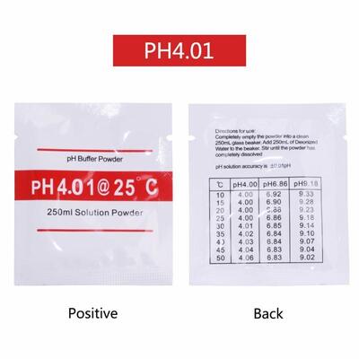 4.01 6.86 9.18 Ph Soluzione tampone Calibrazione Ph Polvere tampone in Ph Meter