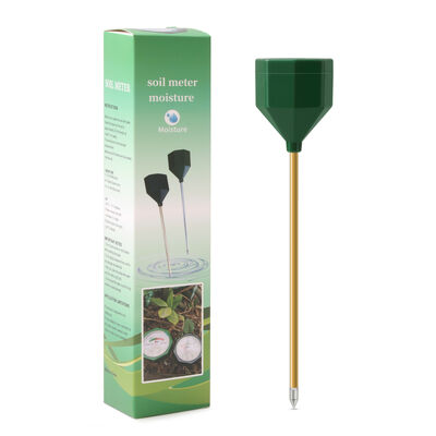 YIERYI Analoghi senza batterie, misuratore di umidità del suolo con sonda metallica di precisione 0-10 Scale Hygrometer per la coltivazione di piante in vaso da giardino