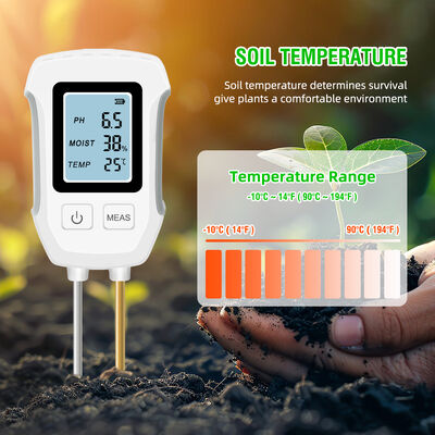 Display LCD retroilluminazione 3 in 1 Fiori di giardino Sensore piante Acidità Umidità Detettore PH Meter Tester di umidità del suolo