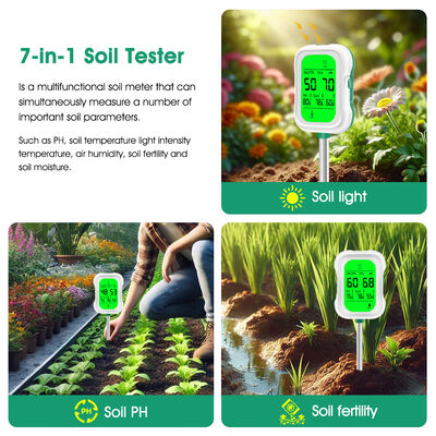 Precision 7 in 1 Soil Tester per la salute ottimale delle piante per i giardinieri