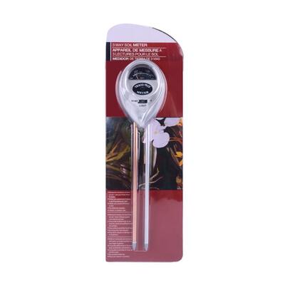 3 in 1 pH del suolo Umidità dell'acqua Misuratore di acidità Umidità Luce solare Piante da giardino Fiori Tester umidità Strumento strumento