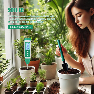 Tester di salinità del suolo 3 in 1 per giardiniere