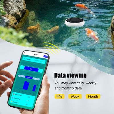 Clorometro impermeabile galleggiante Wifi 7 in 1 con Smart Hub Salt/EC/TDS/ORP e temperatura pHmetro USB ad energia solare per piscine