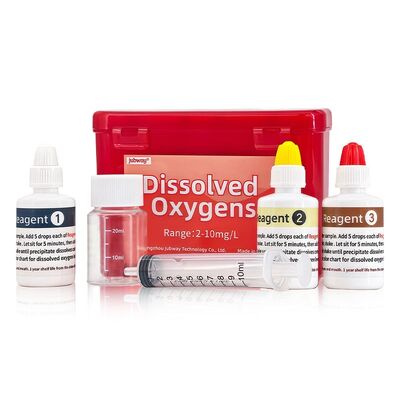 YIERYI Kit di prova dell'ossigeno disciolto 2-10mg/l 120 prove per l'acquacoltura e il monitoraggio industriale della qualità dell'acqua