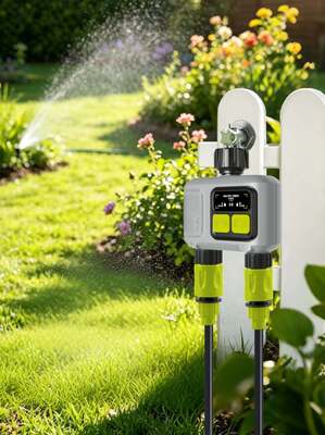Timer per Irrigazione Intelligente YIERYI Dual-Zone RF con Gateway Sub-GHz