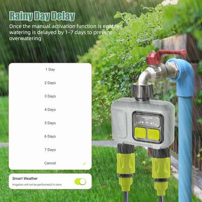 Timer per Irrigazione Intelligente YIERYI Dual-Zone RF con Gateway Sub-GHz