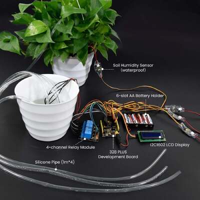Kit di irrigazione automatico fai da te Compatibile con Arduino per concorsi di creatori