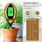 4 IN 1 tester di umidità del suolo di Digital delle serre con l'igrometro LCD della pianta d'appartamento dell'igrometro del suolo pH dell'esposizione