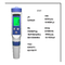 5 in 1 monitor di qualità dell'acqua di Digital del pHmetro di Bluetooth di salinità di TDS per gli stagni