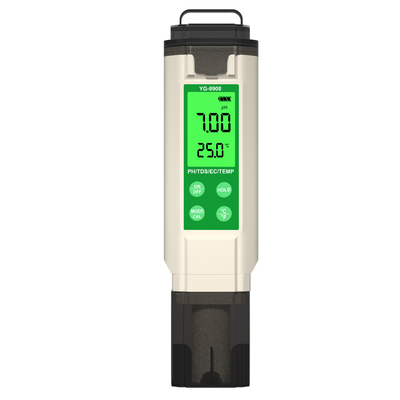 YiERYi YG-9908 4 in 1 Tester di qualità dell' acqua PH / TDS / EC / Temperatura Multifunzione Pen di prova con alta precisione design portatile