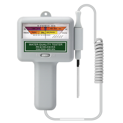Tester CL2 2 in 1 per la qualità dell'acqua PH e cloro PC-102 - Tester di alta precisione per piscine e acquari