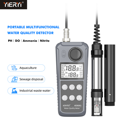 Calcolatore di pH Bluetooth per l'acquacoltura con prova del nitrito di ammoniaca DO