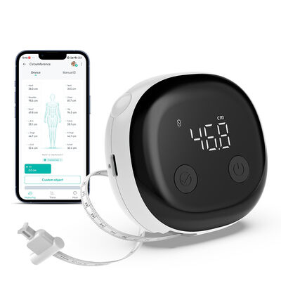 Smart Bluetooth Body Measuring Tape con accuratezza ±0,2%, display ricaricabile di tipo C e LED per misurazioni precise