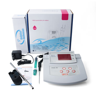 PHS-3C Calibratore Automatico Digitale PH Metro con Intervallo 0-14.00PH e Analizzatore di Qualità dell'Acqua con Calibrazione a 2 Punti